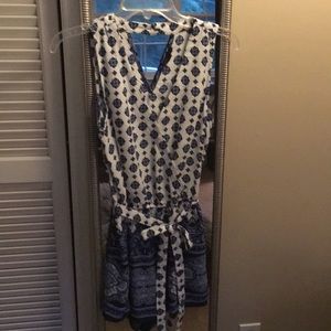 Navy and white romper!